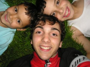 3 smaller faces