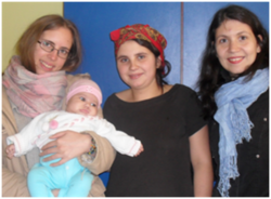 Ruth and Ioana visiting