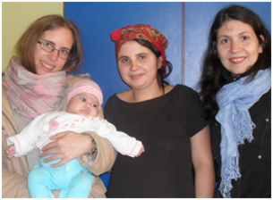 Ruth and Ioana visiting