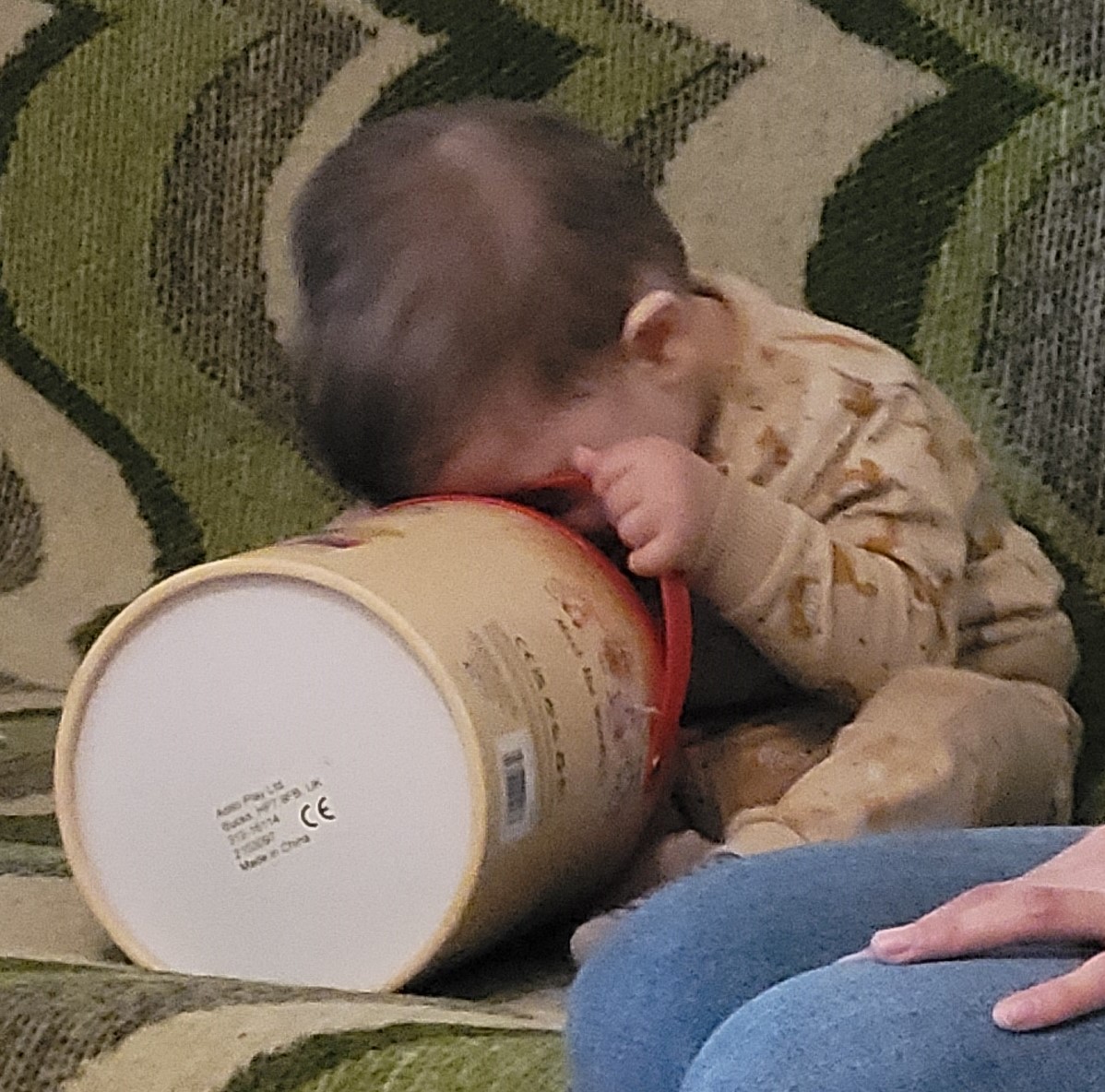 Baby exploring toy