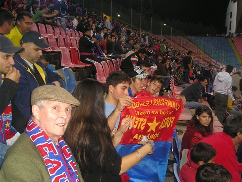 Bob at football match