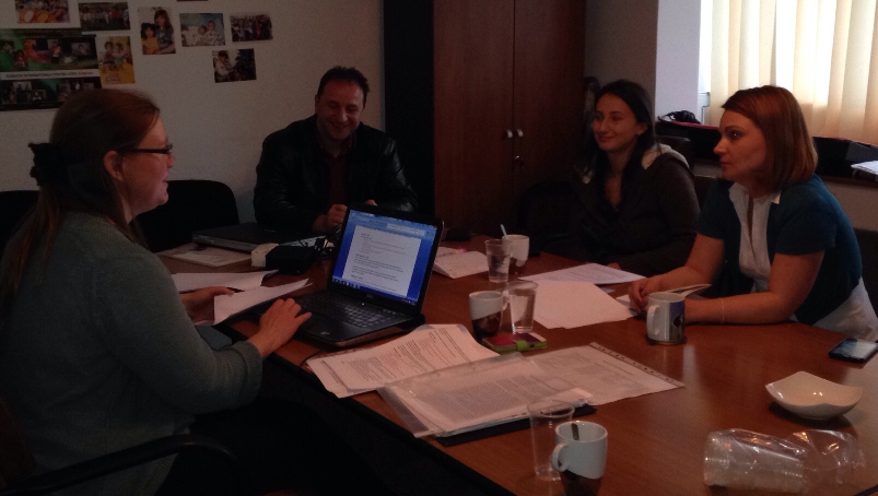 Team meeting at RICF HQ